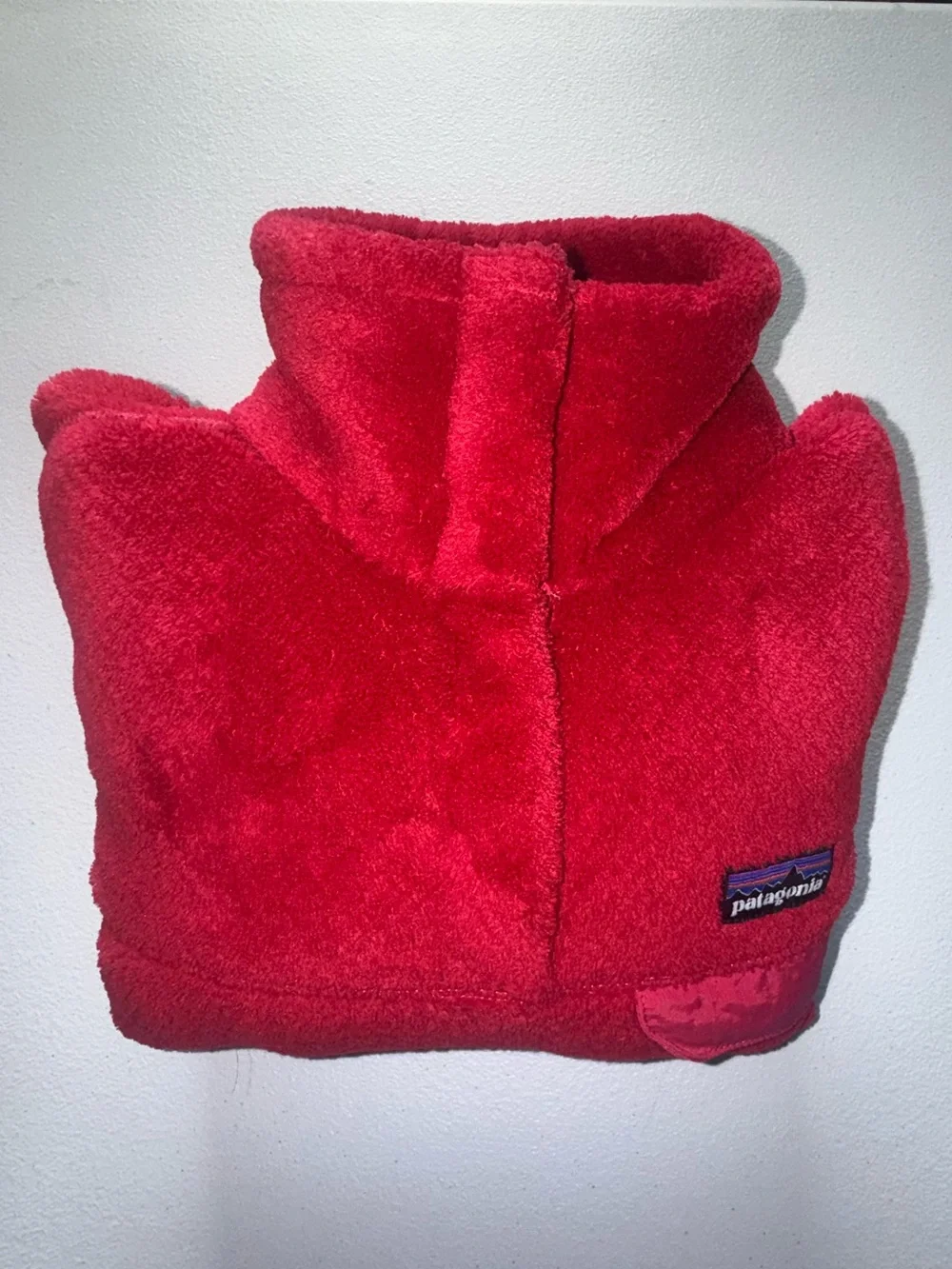 Patagonia Women’s Small Red Polartec Pro Thermal Fleece Pullover cozy outdoor - Picture 2 of 13